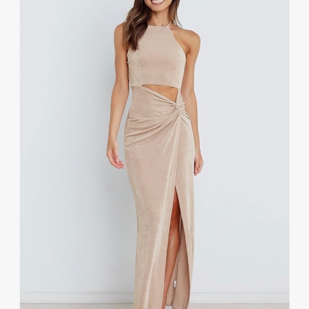 Petal & Pup Scarlett Dress in Gold